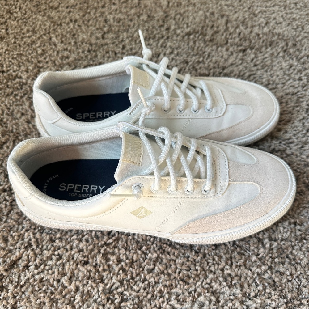 Sperry Women's Pier Wave Refresh Slip-On Leather Sneaker with Memory Form